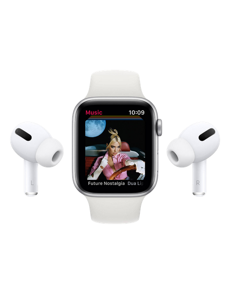 Apple Watch Series 6 40 мм Алюминий Серебристый/Белый MG283RU-A