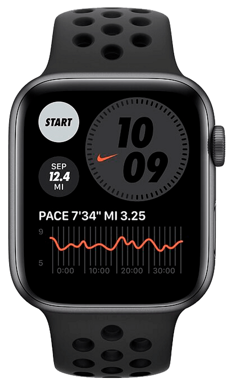 Apple Watch SE Nike 44 мм Алюминий серый космос / Антрацит MYYK2