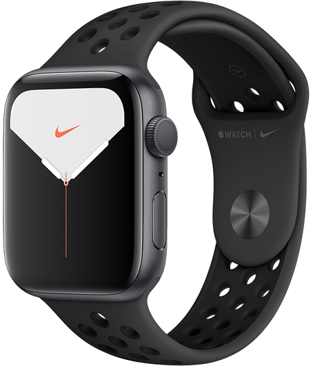 Apple Watch Nike Series 5 44 мм Алюминий черный космос/Антрацит MX3W2