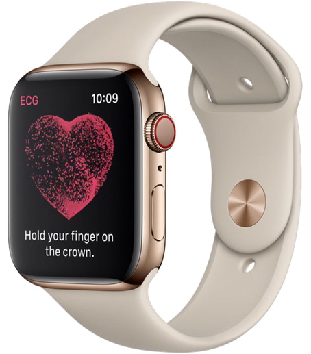 Apple Watch Series 4 LTE 40 мм Сталь золотистый/Бежевый MTUR2