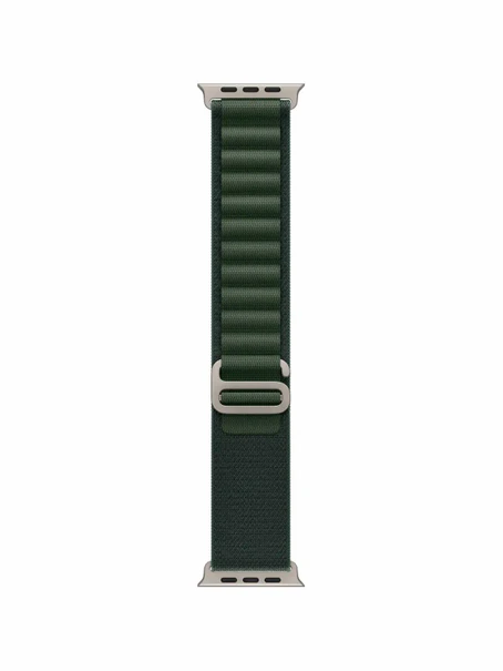 Watch Ultra 2, 49 mm, Natural, Alpine Loop, Dark Green - S