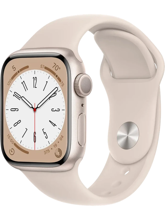 Apple Watch 8 41 мм Алюминий, Силикон, Сияющая звезда, Сияющая звезда