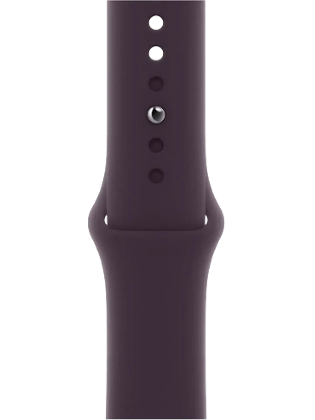 Apple Watch 8 45 мм Алюминий, Силикон, Тёмная ночь, Бузина