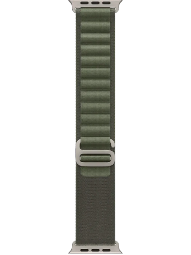 Apple Watch Ultra 145-190 мм Ткань Зелёный