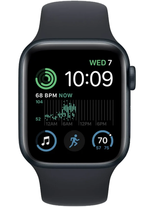 Apple Watch SE 2 40 мм (Тёмная ночь/Тёмная ночь)