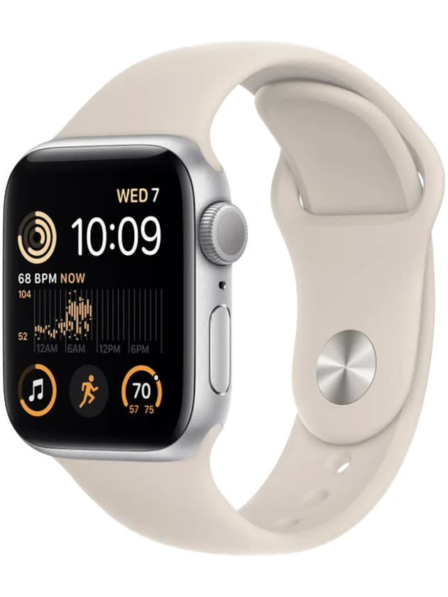 Apple Watch SE 2 40 мм (Серебристый/Сияющая звезда)