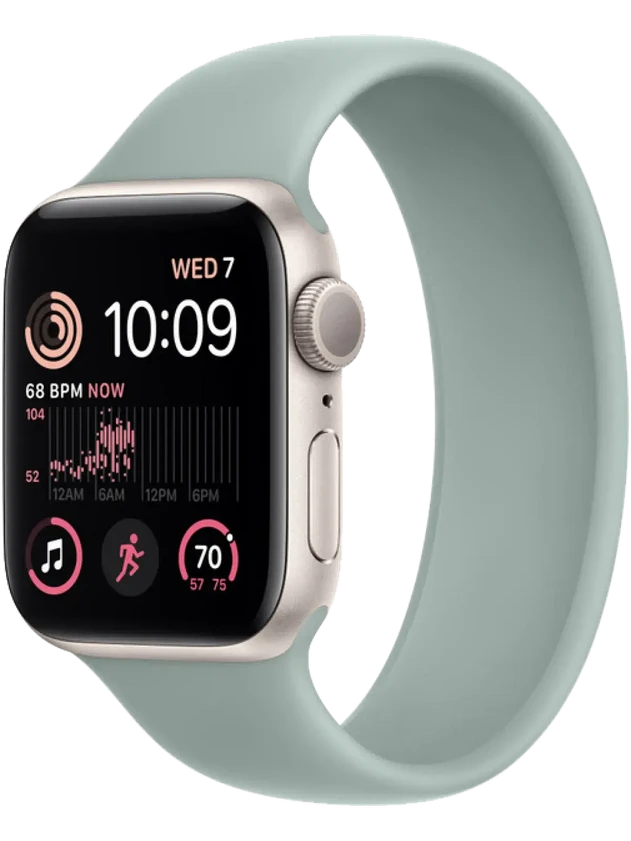 Apple Watch SE 2 LTE 44 мм (Сияющая звезда/Суккулент)