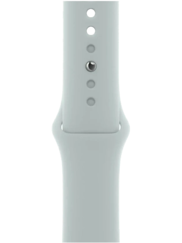 Apple Watch 8 45 мм Алюминий, Силикон, Тёмная ночь, Суккулент