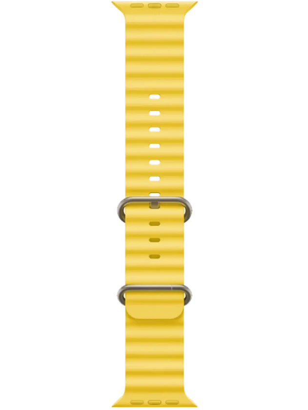 Apple Watch Ultra 130-200 мм Фторэластомер Жёлтый
