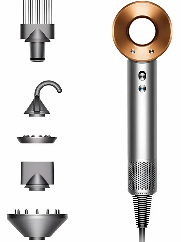 Dyson HD08 Supersonic Никель/медный