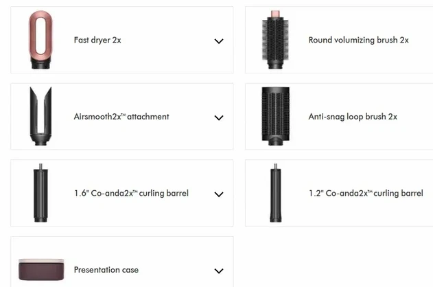 Dyson Airwrap Co-anda2x HS09 (керамический розовый/розовое золото) Dyson Airwrap Co-anda2x HS09 (керамический розовый/розовое золото)