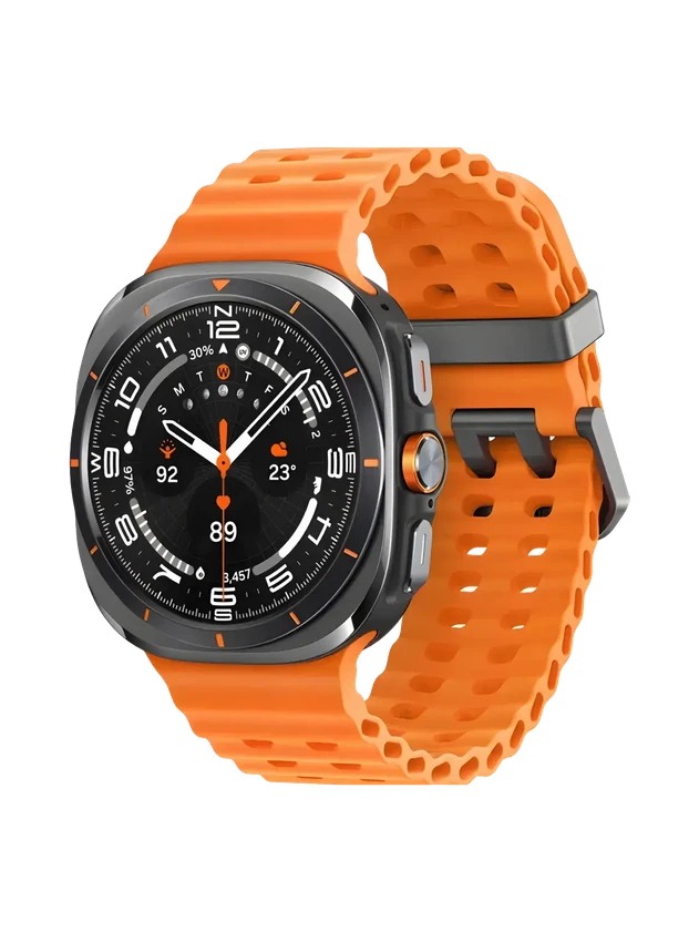 Galaxy Watch Ultra 47 мм, Чёрный титан, Оранжевый