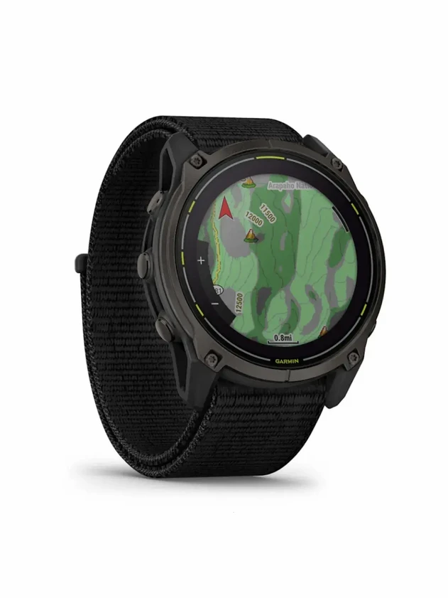 Garmin Enduro (cерый DLC-титан/черный ремешок UltraFit)