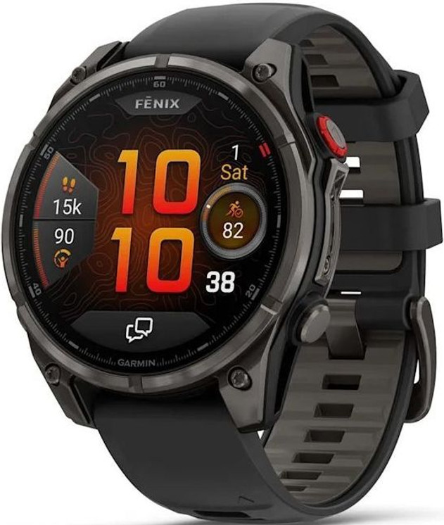 Garmin Fenix 8 Pro AMOLED 51мм Black/Pebble Gray