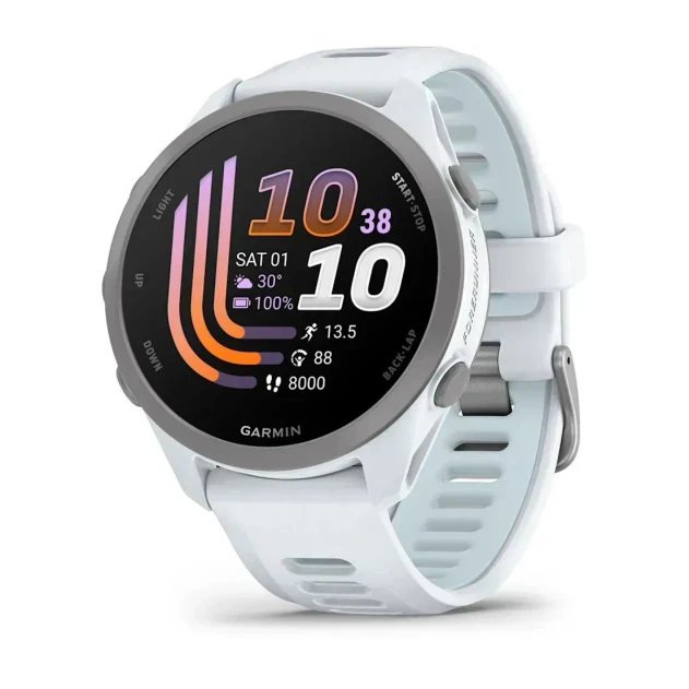 Garmin Forerunner 170 Whitestone with Whitestone/Cloud Blue Band Garmin Forerunner 170 Whitestone with Whitestone/Cloud Blue Band
