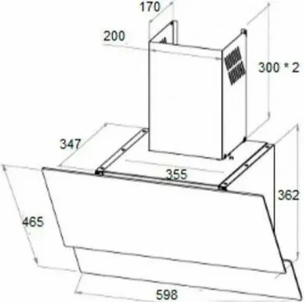 Кухонная вытяжка Schtoff Albina 60 (черный)