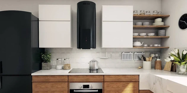 Кухонная вытяжка Schtoff Isla Sol Black