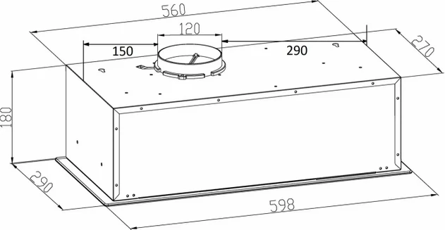 Кухонная вытяжка Schtoff Liberty 60 Black (черный) Кухонная вытяжка Schtoff Liberty 60 Black (черный)