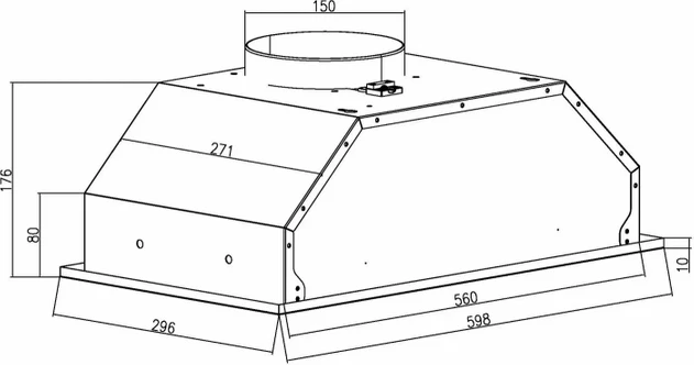 Кухонная вытяжка Schtoff Quattroporte 60 (нержавеющая сталь) Кухонная вытяжка Schtoff Quattroporte 60 (нержавеющая сталь)