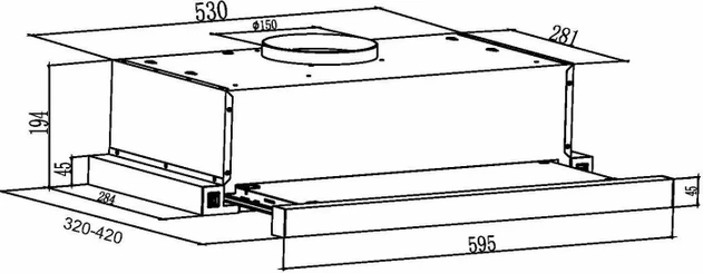 Кухонная вытяжка Schtoff TFB-5360 GBK (черный) Кухонная вытяжка Schtoff TFB-5360 GBK (черный)