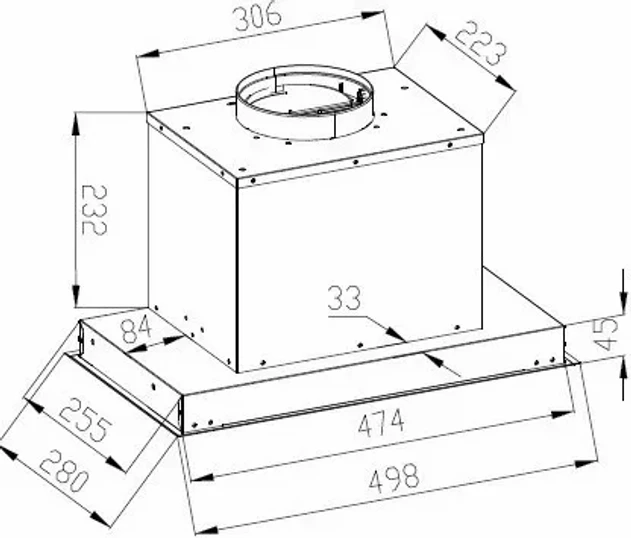 Кухонная вытяжка Schtoff Vento 50 White