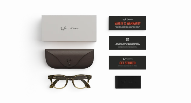 Умные очки Ray-Ban Scriber Optics (Gen 2) Shiny Transparent Stone Beige Умные очки Ray-Ban Scriber Optics (Gen 2) Shiny Transparent Stone Beige