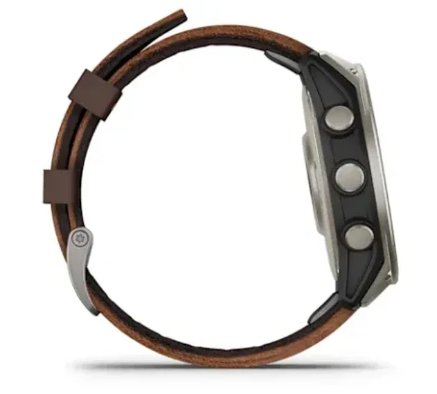 Garmin D2 Mach 2 - 47 mm Titanium with Oxford Brown Leather Band