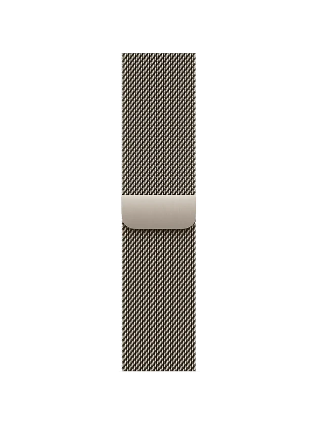 Apple Watch 10, 42 mm, Natural Titanium Stainless steel, Natural Milanese Loop