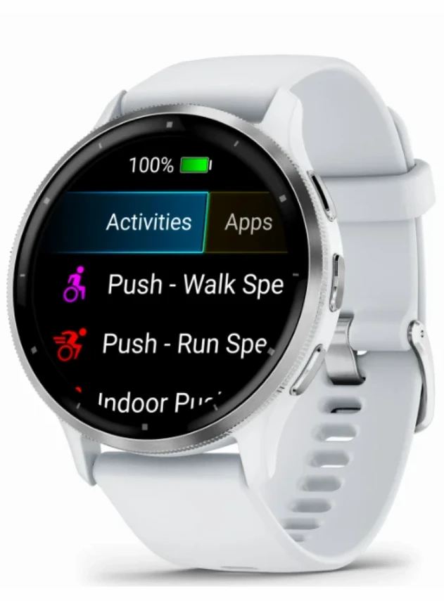 Garmin Venu 3 Белый, с силиконовым ремешком