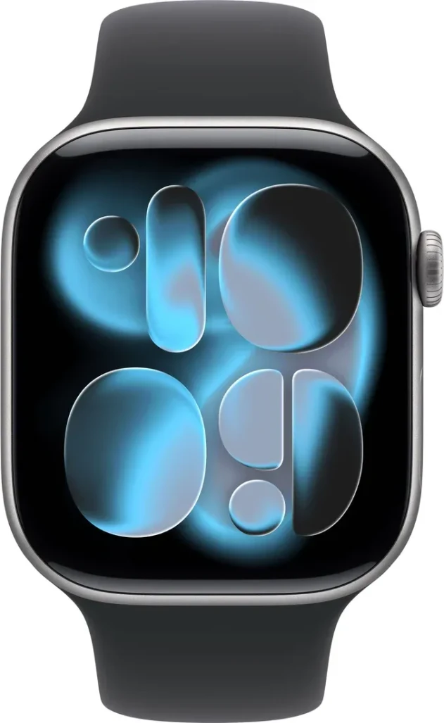 Apple Watch Series 11 46 mm Space Grey Aluminium Black Sport Band 
