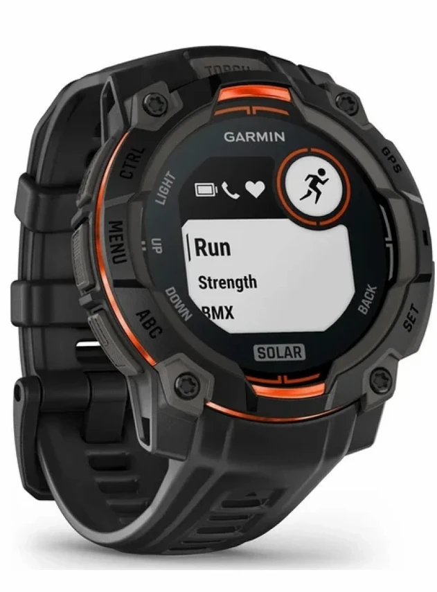 Garmin Instinct 3 Solar 45 мм Чёрный