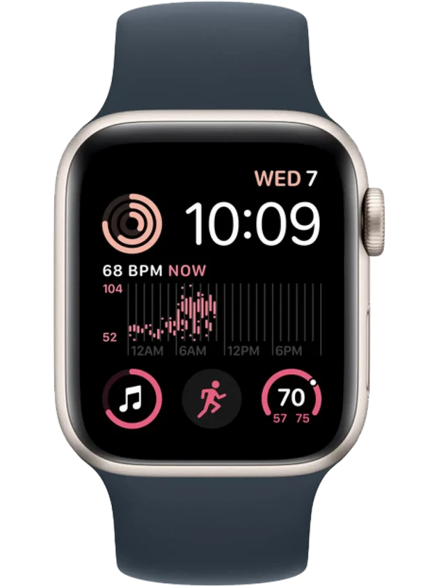 Apple Watch SE 2 40 мм (Сияющая звезда/Синий шторм)
