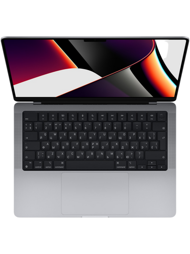 MacBook Pro 16" (M1 Pro 10C CPU, 16C GPU, 2021), 16 GB, 2 TB SSD, Space Gray