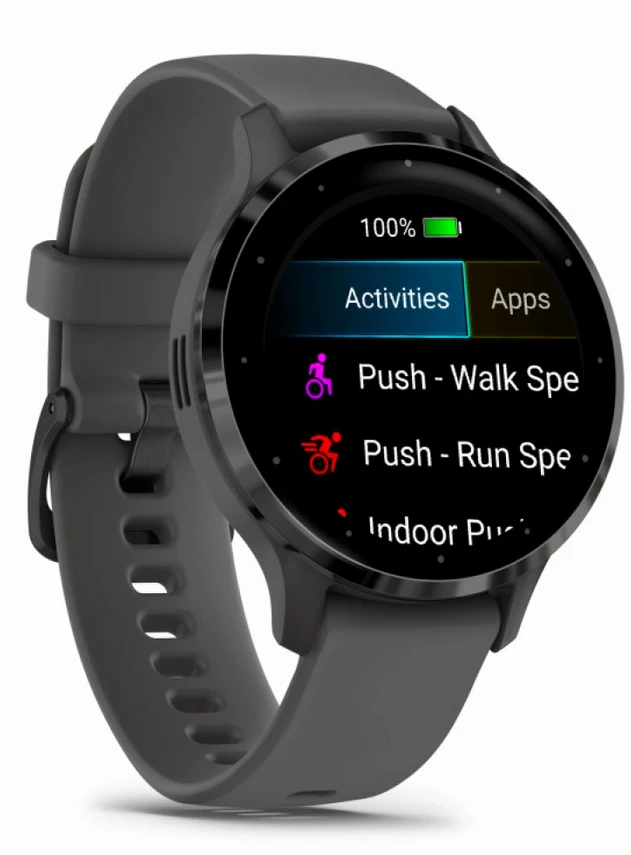 Garmin Venu 3S Серая галька, с силиконовым ремешком
