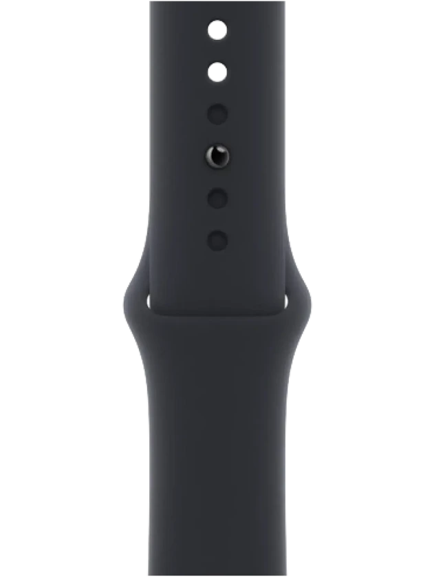 Apple Watch 8 41 мм Алюминий, Силикон, Тёмная ночь, Тёмная ночь