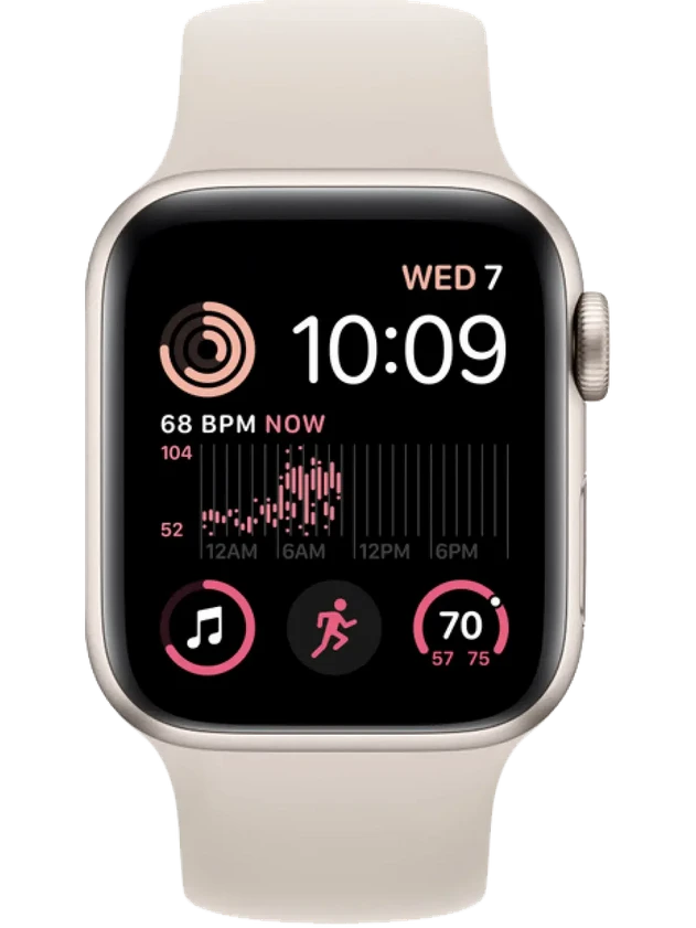 Apple Watch SE 2 40 мм (Сияющая звезда/Сияющая звезда)