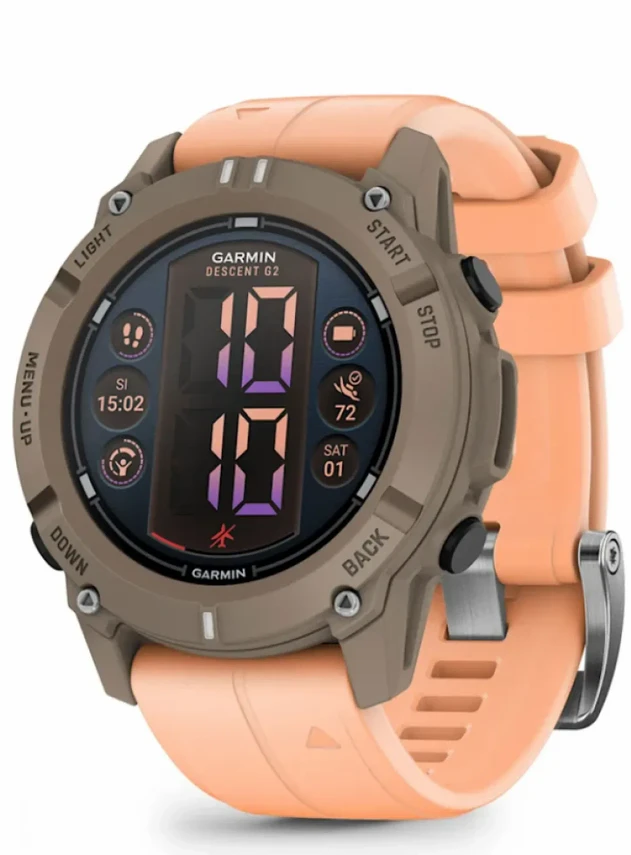 Garmin Descent G2 Paloma with Shell Pink Band