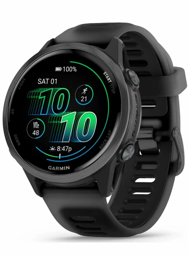 Garmin Forerunner 570 - 42mm Slate Gray Aluminum with Translucent Black/Black Band