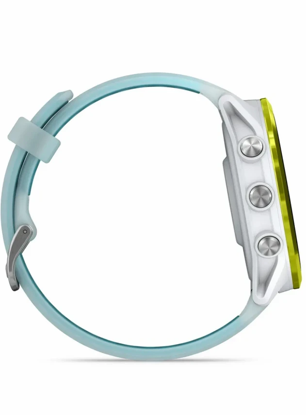 Garmin Forerunner 570 - 47mm Amp Yellow Aluminum with Translucent Whitestone/Turquoise Band