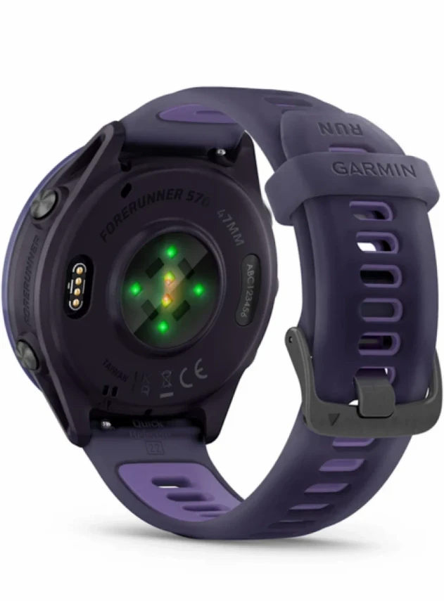 Garmin Forerunner 570 - 47mm Indigo Aluminum with Translucent Imperial Purple/Indigo Band