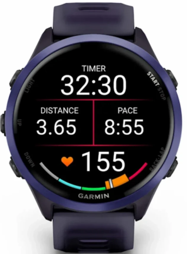 Garmin Forerunner 570 - 47mm Indigo Aluminum with Translucent Imperial Purple/Indigo Band