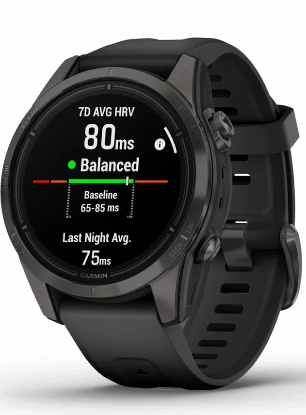Garmin epix Pro Gen 2 – Sapphire Edition 47 mm Carbon Gray DLC Titanium with Black Band