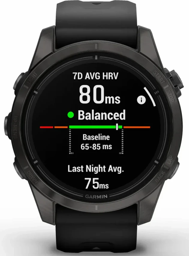 Garmin epix Pro Gen 2 – Sapphire Edition 47 mm Carbon Gray DLC Titanium with Black Band