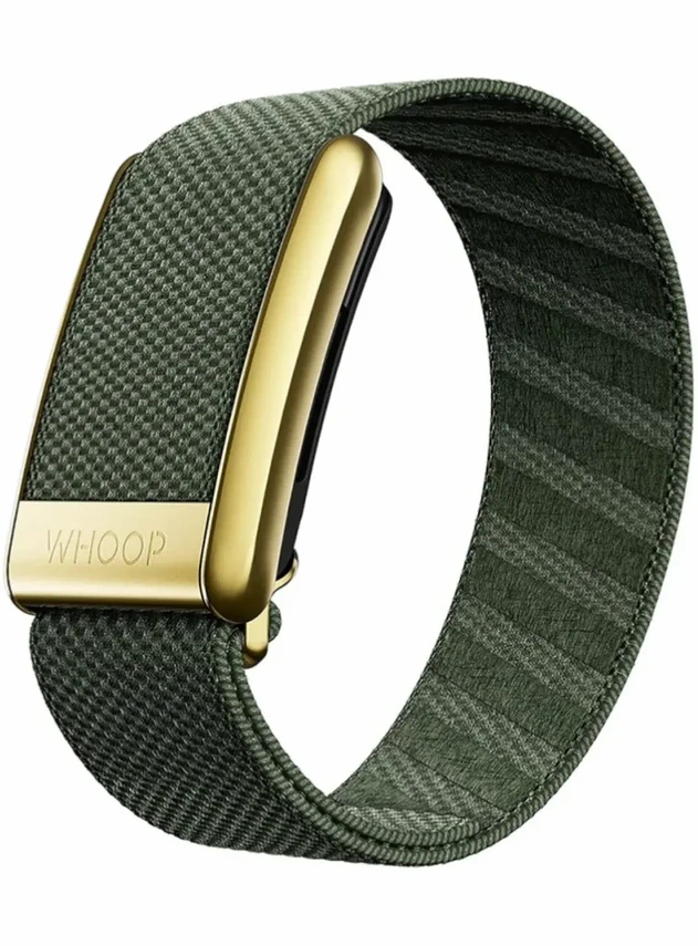Плетёный ремешок для Whoop 4.0 SUPERKNIT LUXE BAND (Ivy & Gold)