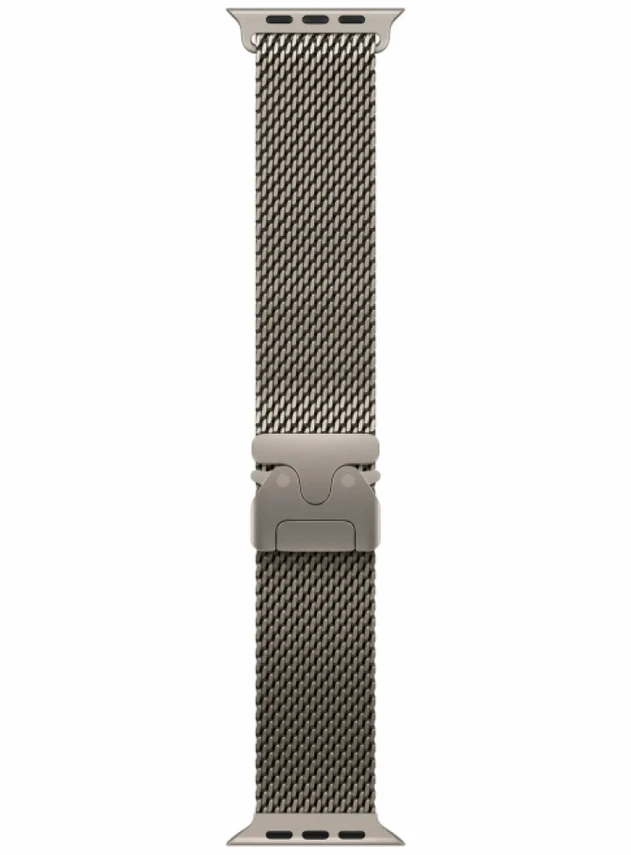Apple Watch Ultra 3 49 мм Natural Titanium Milanese Natural Loop 