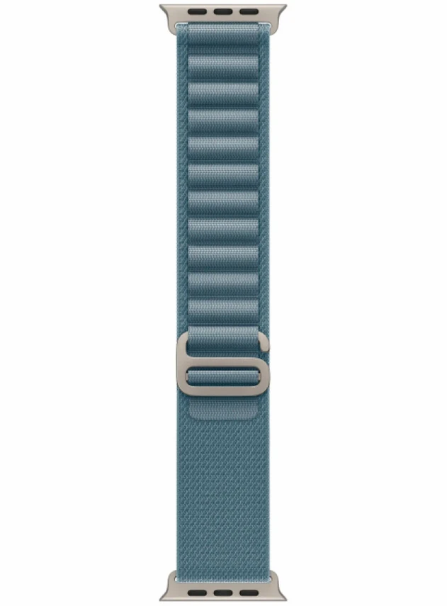 Apple Watch Ultra 3 49 мм Natural Titanium Light Blue Alpine Loop