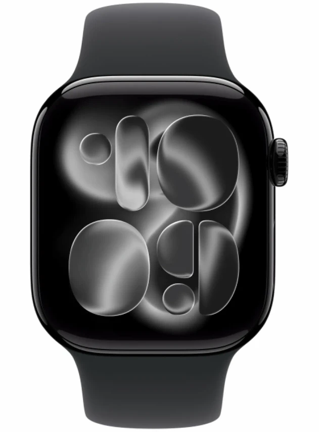 Apple Watch Series 11 42 mm Jet Black Aluminum Black Sport Band
