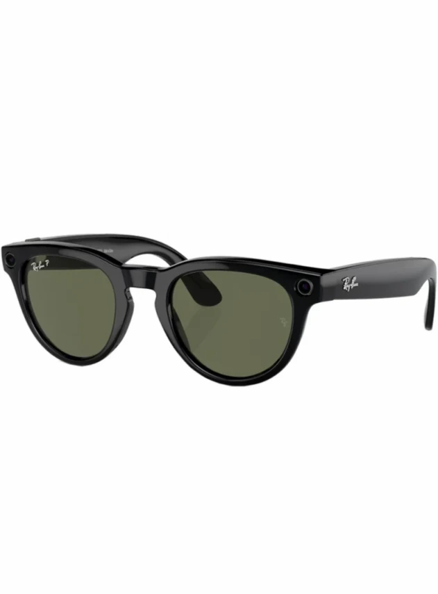 Умные очки Ray-Ban Meta HeadLiner (Черный глянцевый/Зеленый)
