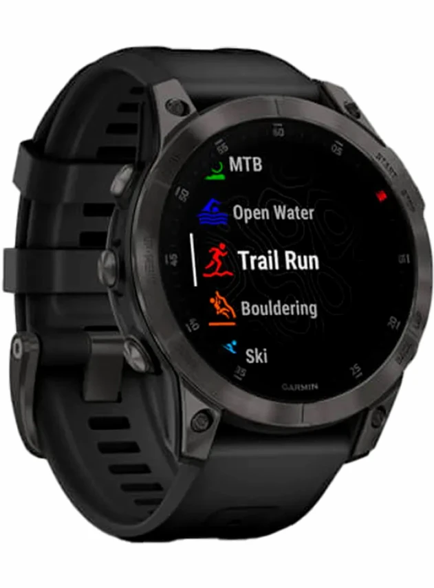 Garmin Epix Sapphire Gen 2 (черный титан/черный)