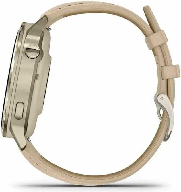 Garmin Venu 4 41 мм (золотистый/песочный кожаный) Garmin Venu 4 41 мм (золотистый/песочный кожаный)